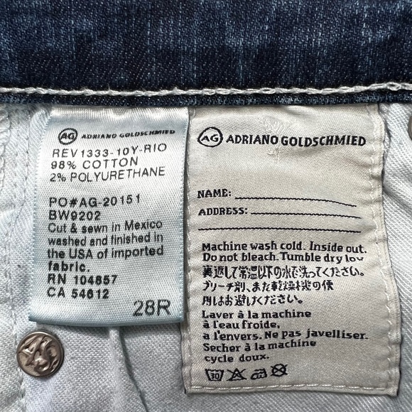 Ag Adriano Goldschmeid The Stilt Roll Up Jean - Picture 10 of 11